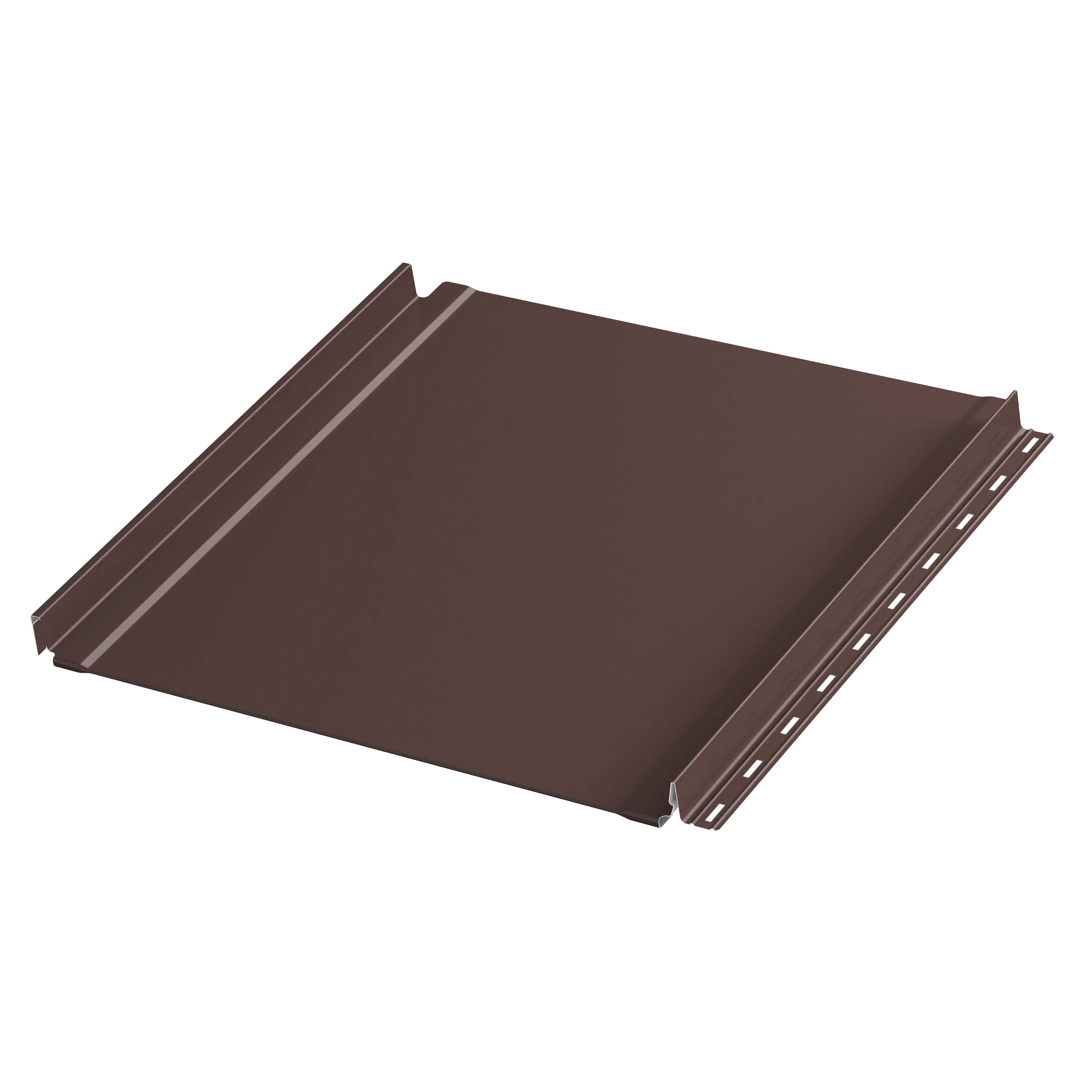 Фальцевая панель AQUACLICK Эталон 0.50мм Zn140 ПЭ с подгибом {длины по списку} купить в Санкт-Петербурге