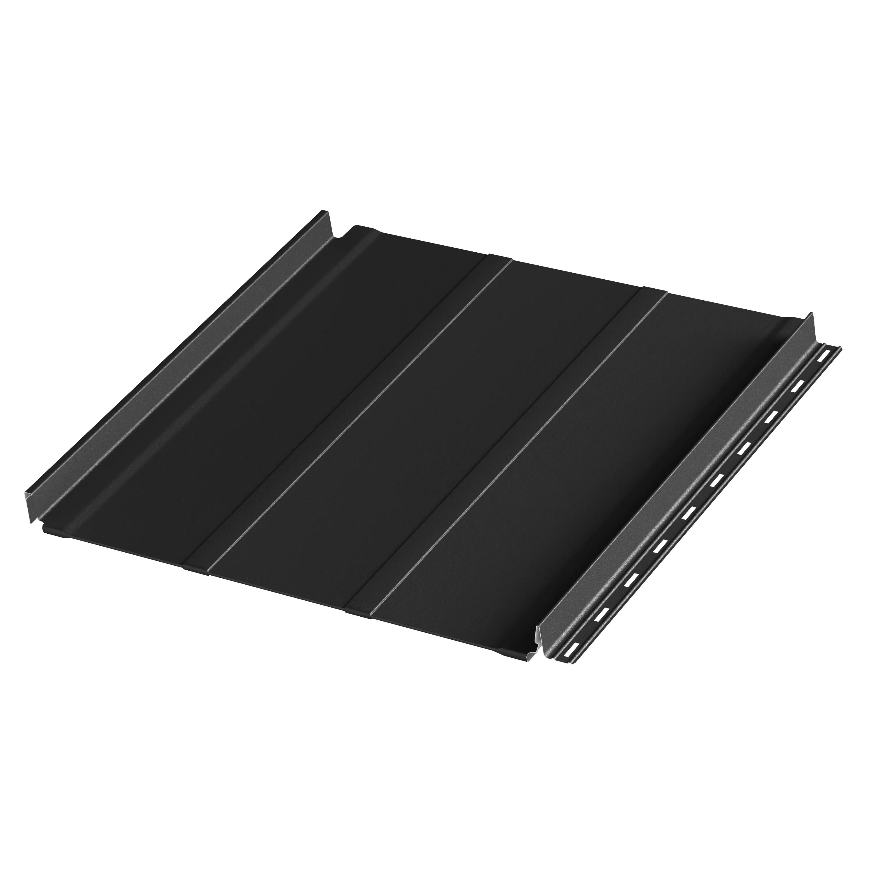 Фальцевая панель AQUACLICK Силуэт-2 0.50мм Zn275 PU Matt с подгибом {длины по списку} купить в Санкт-Петербурге