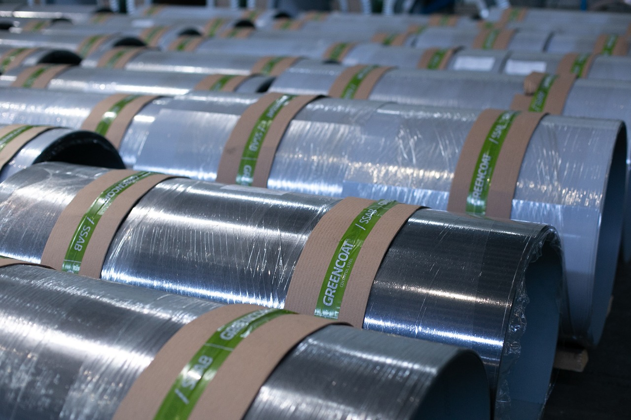 Штрипса (Ш 0.625м) 0.50мм GreenCoat Pural Matt BT с пленкой {длины по спецификации}, чёрный купить в Санкт-Петербурге Штрипса (Ш 0.625м) 0.50мм GreenCoat Pural Matt BT с пленкой {длины по спецификации}, чёрный