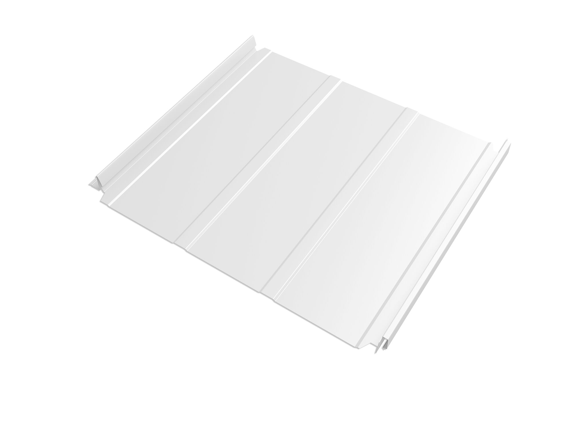 Кликфальц Double Pro Line GL 0.50мм Satin с пленкой на замках {длины по спецификации}, 9003 (белый) купить в Санкт-Петербурге Кликфальц Double Pro Line GL 0.50мм Satin с пленкой на замках {длины по спецификации}, 9003 (белый)