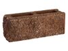 СКЦ 2Л-9Ткоричневый доборный торцевой камень         