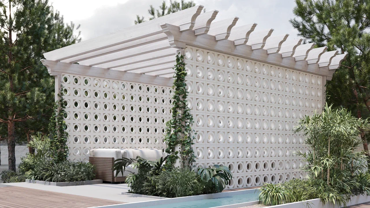 Блок архитектурный шлифованный Pipe (Пайп)-50 LUX 250х250мм Nokkel