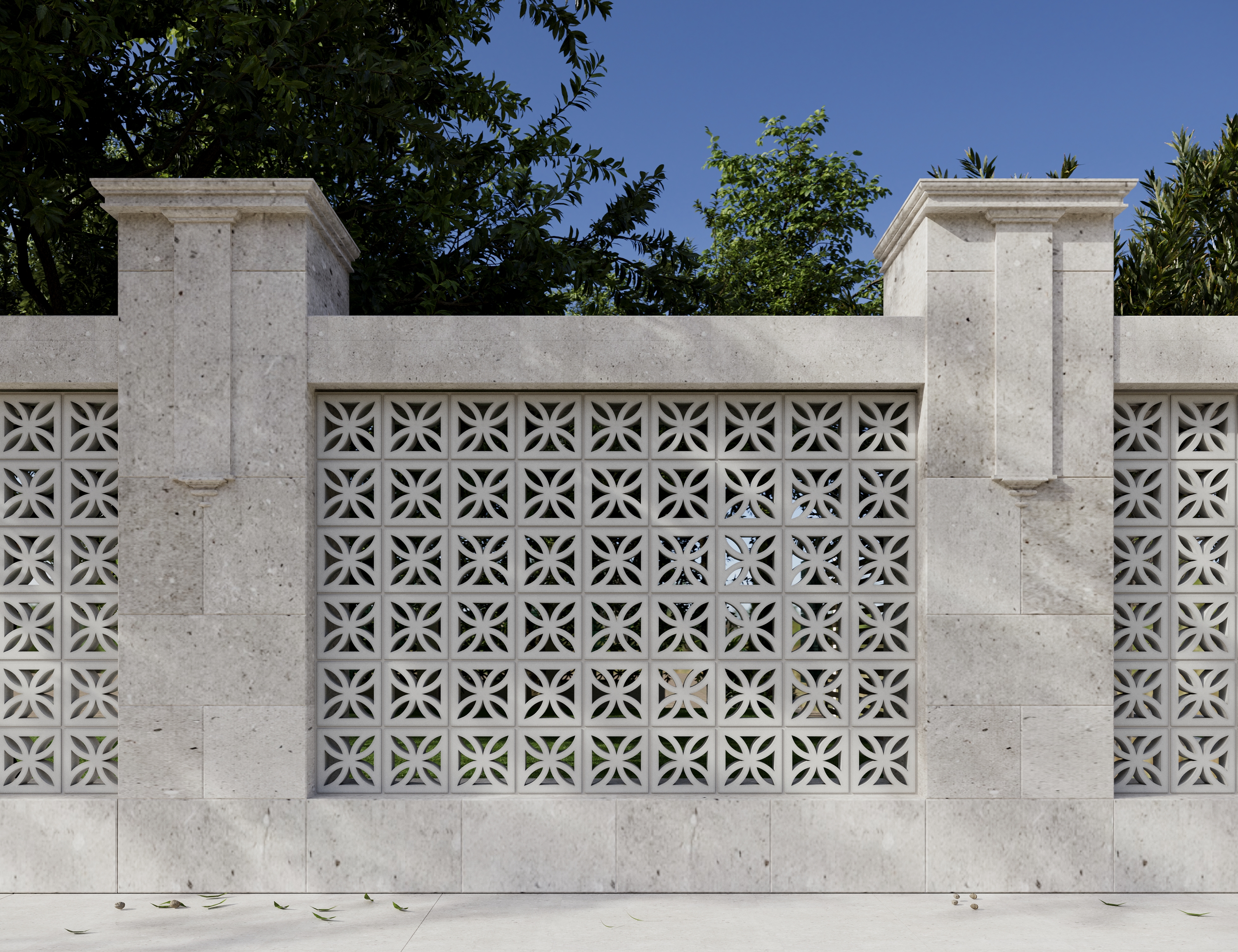 Блок архитектурный Icon (Айкон)-70 под покраску 250х250мм Nokkel