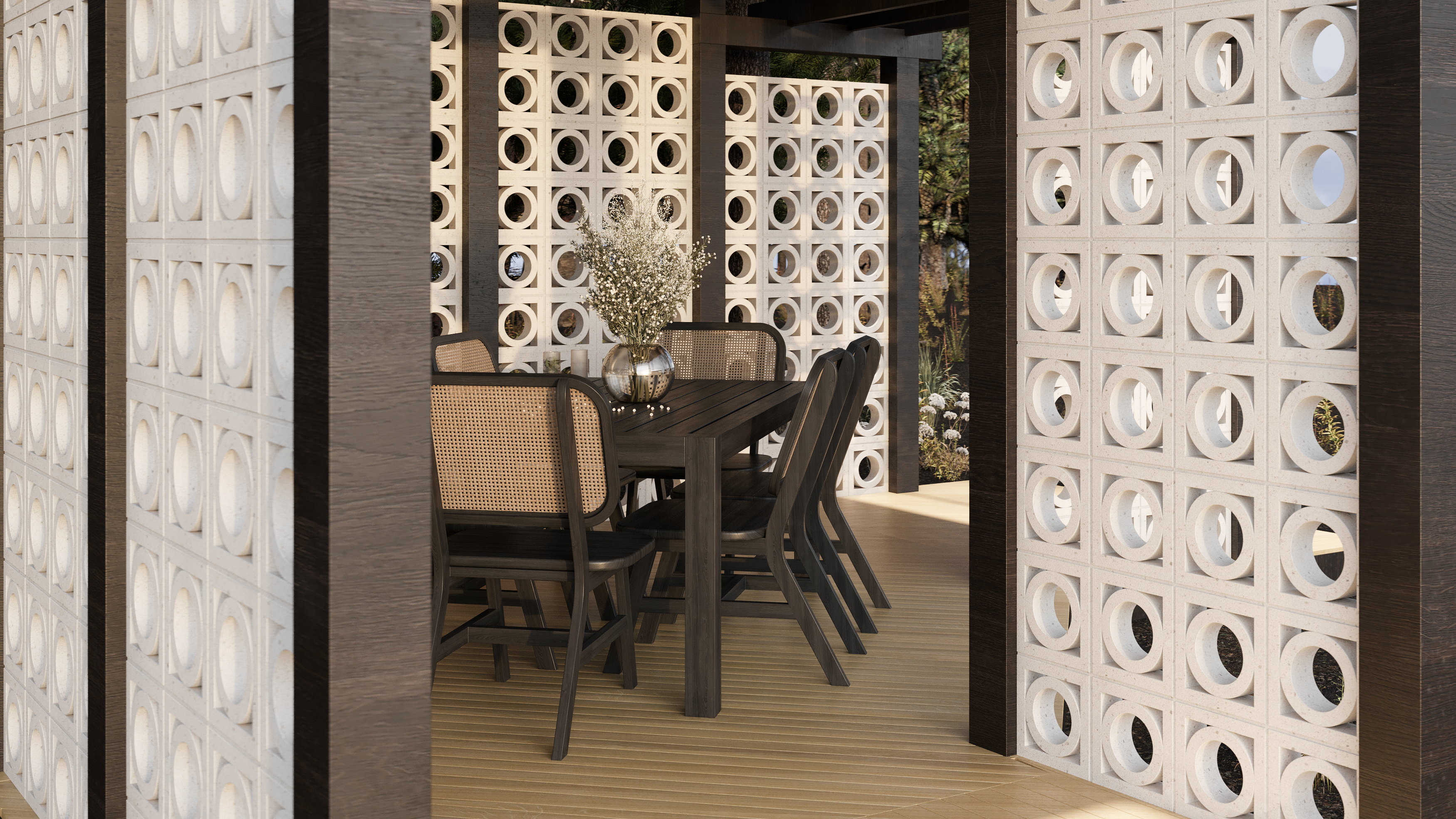 Блок архитектурный шлифованный Pipe (Пайп)-70 LUX серый 250х250мм Nokkel