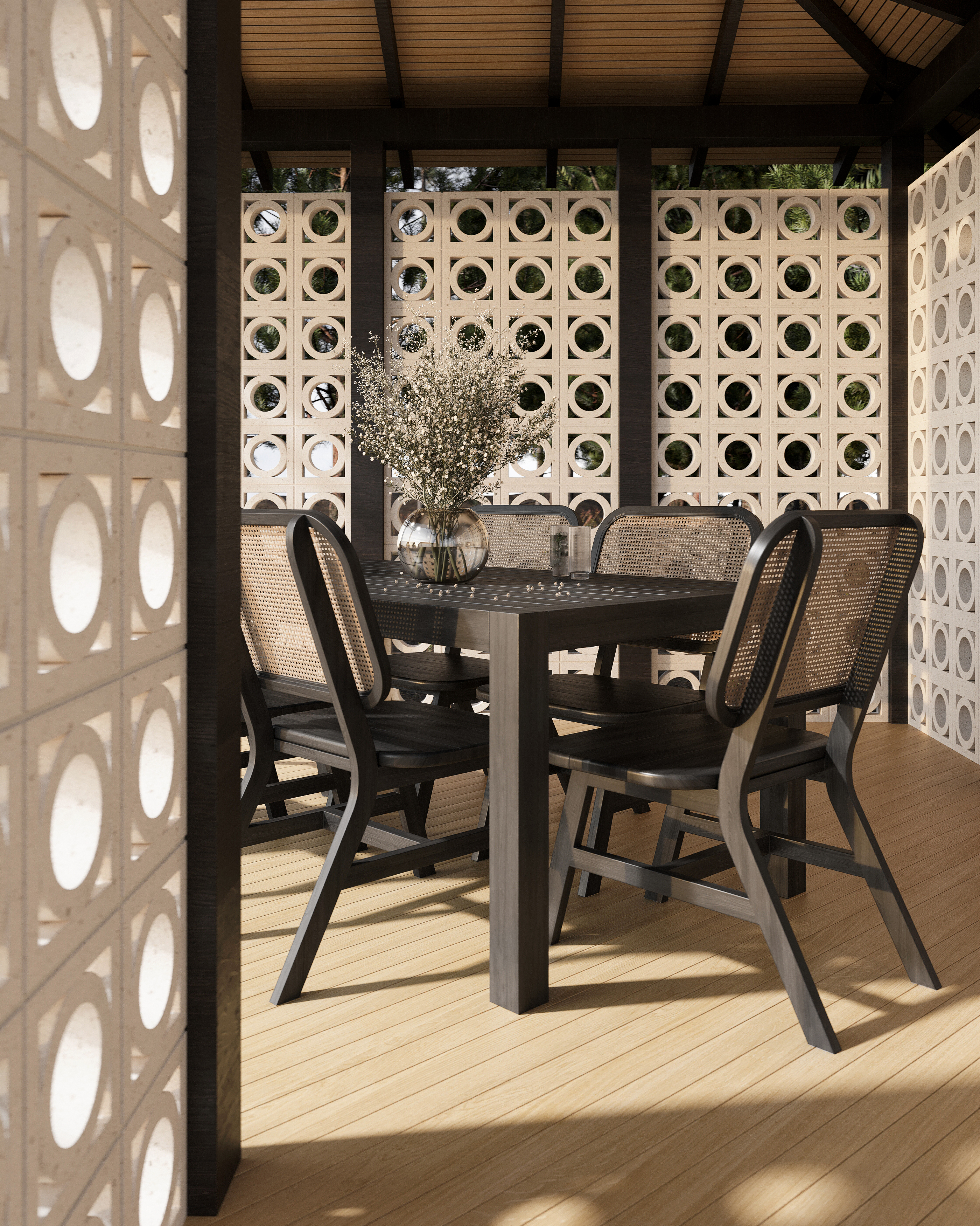 Блок архитектурный шлифованный Pipe (Пайп)-50 LUX серый 250х250мм Nokkel