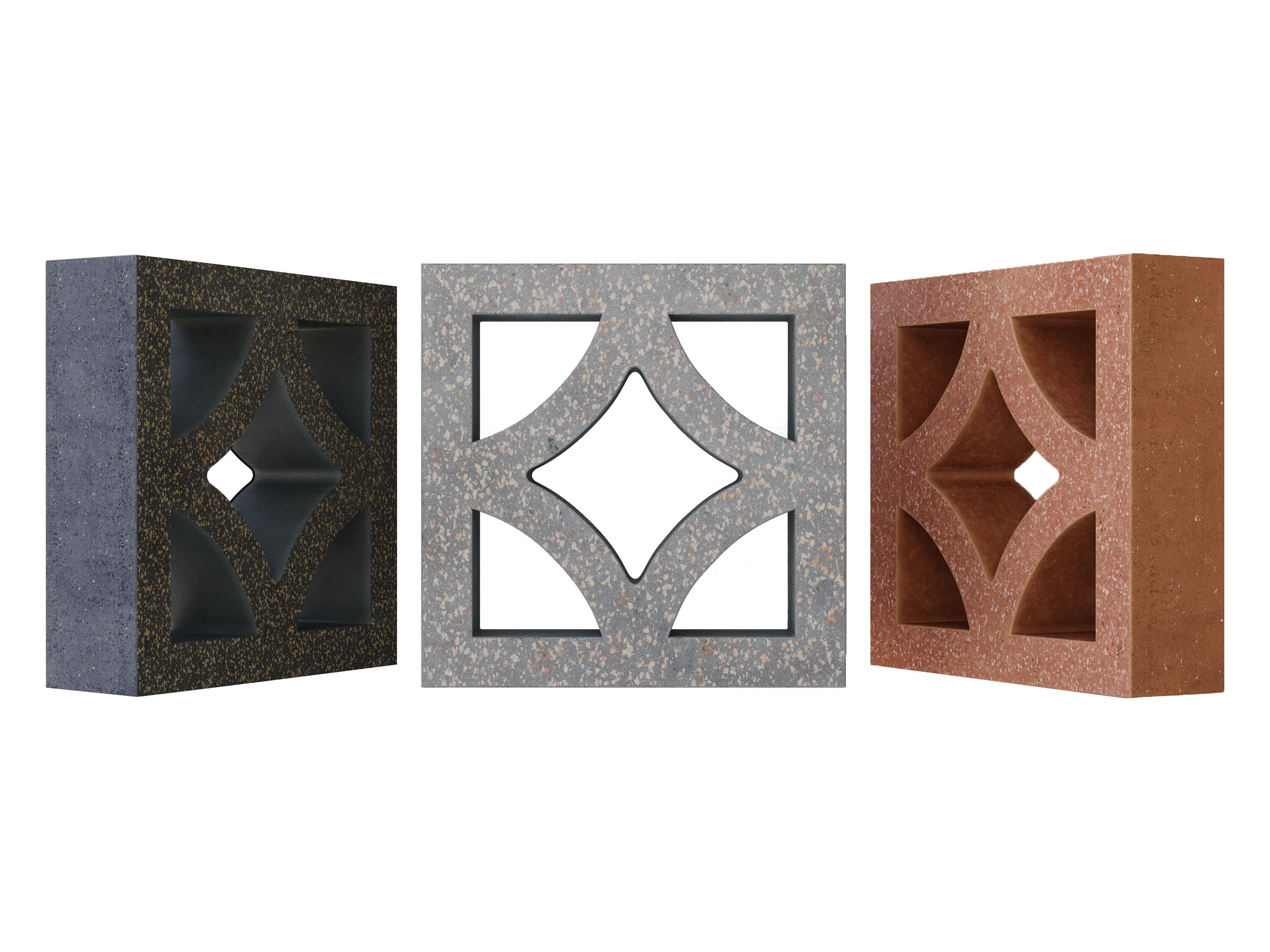 Блок архитектурный шлифованный Stone (Стоун)-70 LUX 250х250мм Nokkel