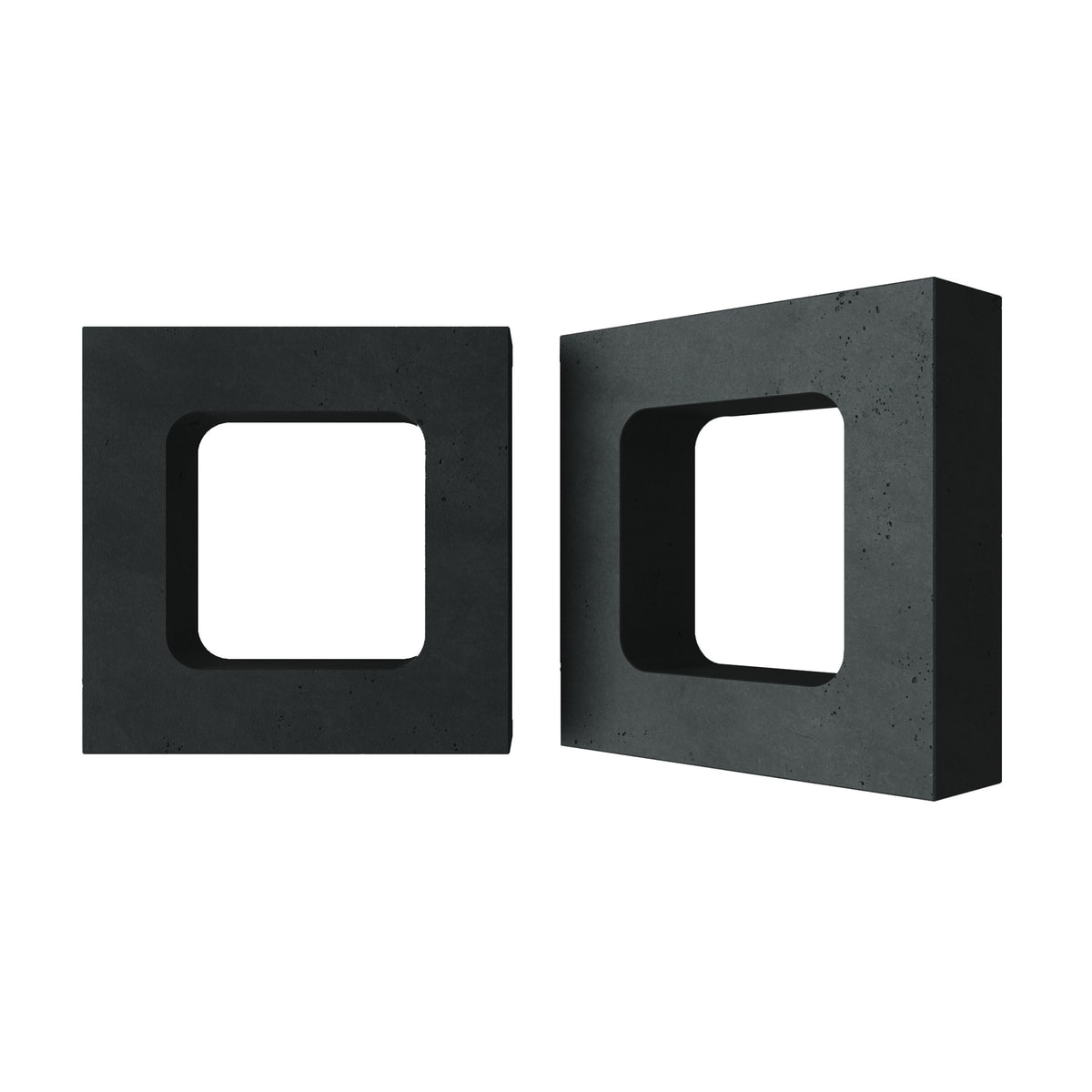 Блок архитектурный Cube (Куб)-50 250х250мм Nokkel, Блок архитектурный Cube (Куб)-50 черный 250х250мм Nokkel