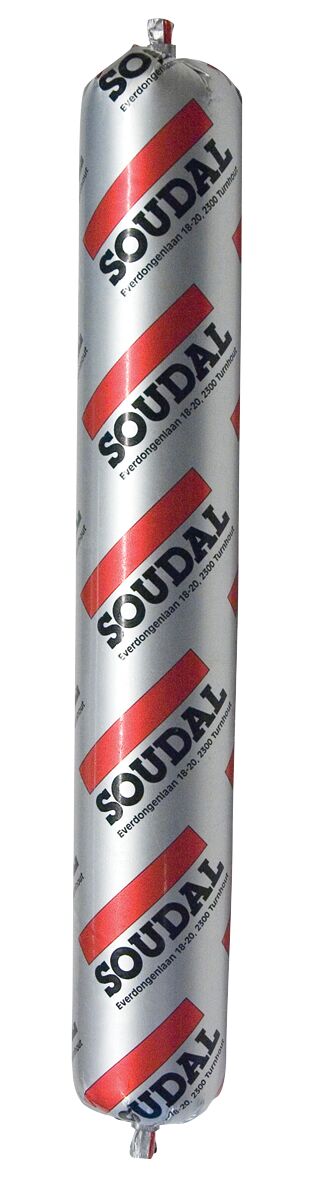 Soudal Silirub 2F бесцветный 600мл нейтральный силиконовый герметик Соудал, Герметик Soudal Silirub 2F нейтральный силикон бесцветный 600мл