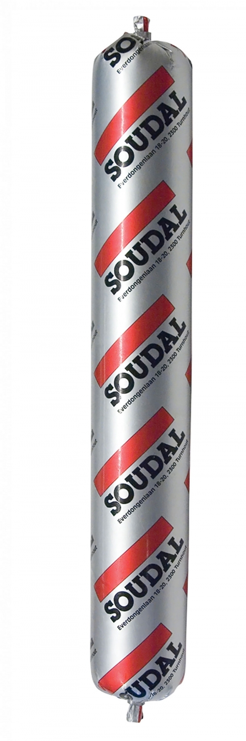 Soudaflex 40 FC тёмно-серый (RAL 7015) 600мл полиуретановый клей-герметик Соудал, Соудафлекс 40 ФС темно-серый 600мл