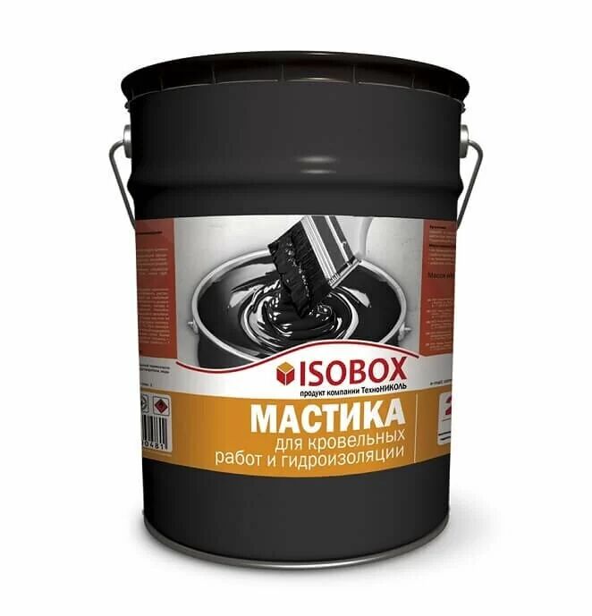 Мастика кровельная гидроизоляционная ISOBOX, ведро 22 кг, Мастика кровельная гидроизоляционная ISOBOX, ведро 22 кг купить в Санкт-Петербурге Мастика кровельная гидроизоляционная ISOBOX, ведро 22 кг, Мастика кровельная гидроизоляционная ISOBOX, ведро 22 кг