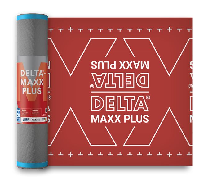 DELTA-MAXX PLUS 1,5х50м 75м² диффузионная мембрана Дельта Макс Плюс, Диффузионная мембрана DELTA MAXX PLUS 1.5х50м 75м2