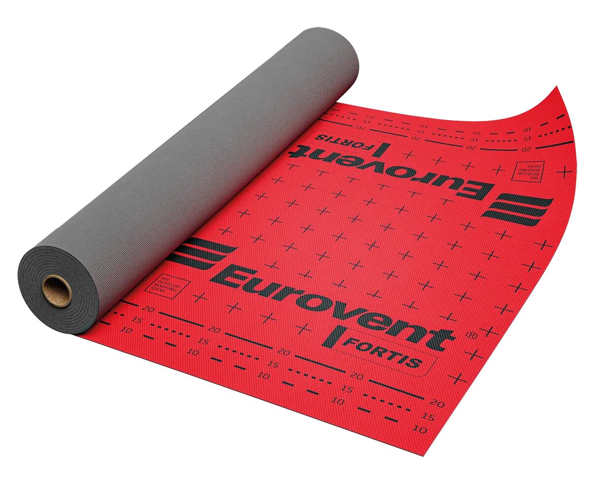 Диффузионная мембрана Eurovent Fortis 1.5х50м 75м2 купить в Санкт-Петербурге