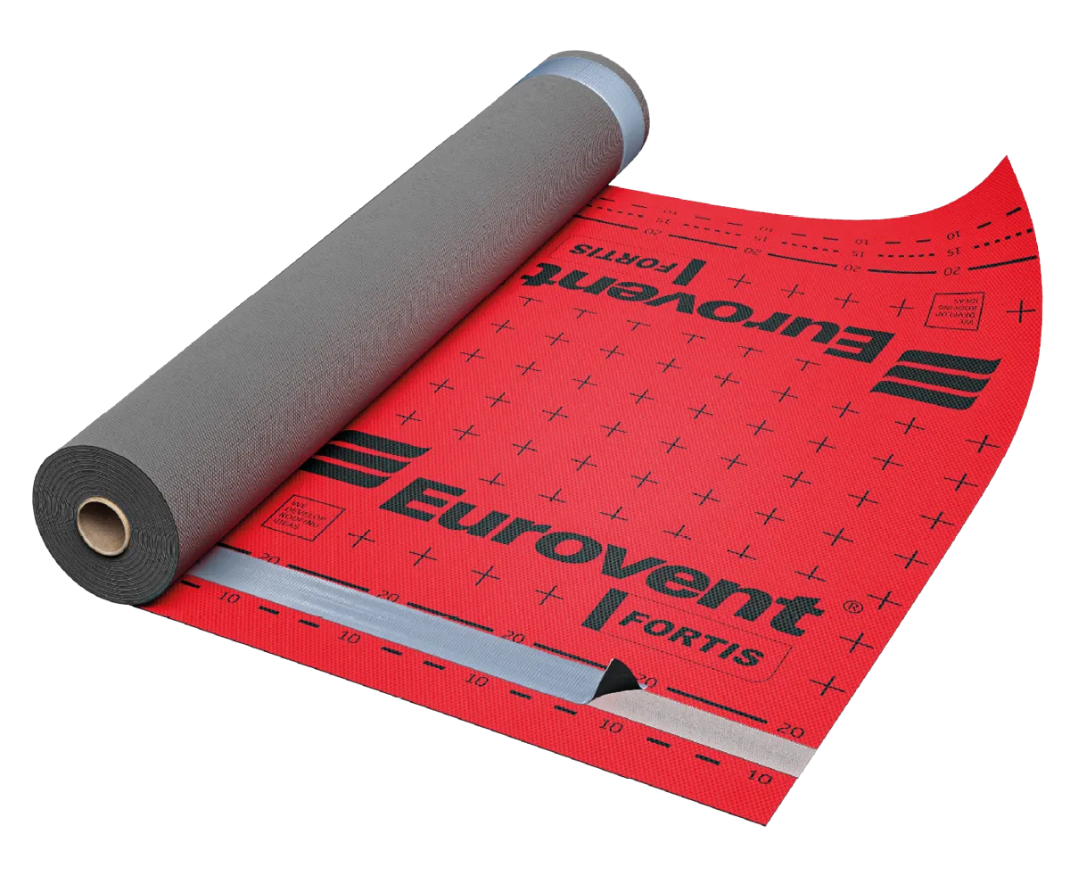 Диффузионная мембрана Eurovent Fortis 1.5х50м 75м2 купить в Санкт-Петербурге