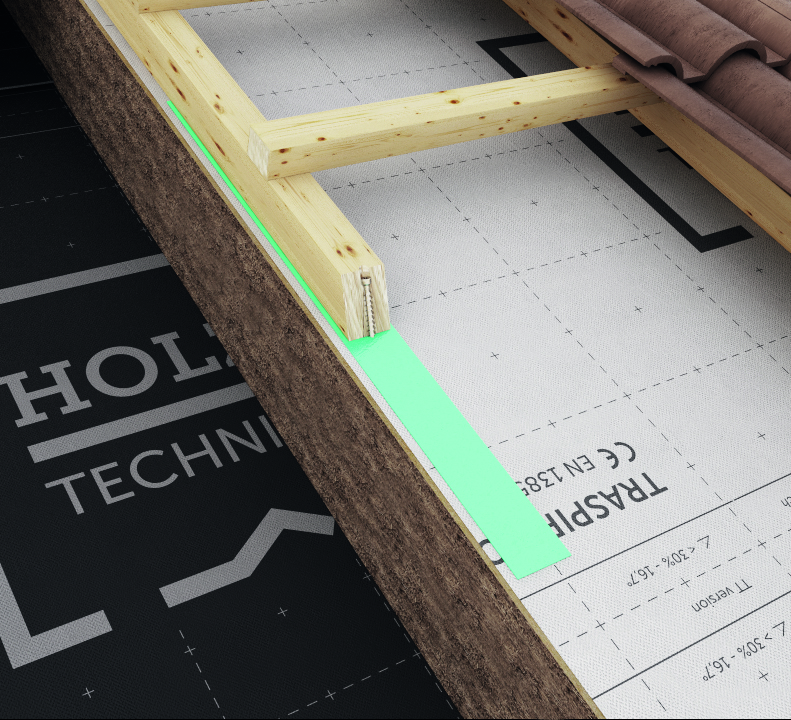 Лента уплотнительная Holz Technic NAIL PLASTER ROLL 5мм 0.05х10м