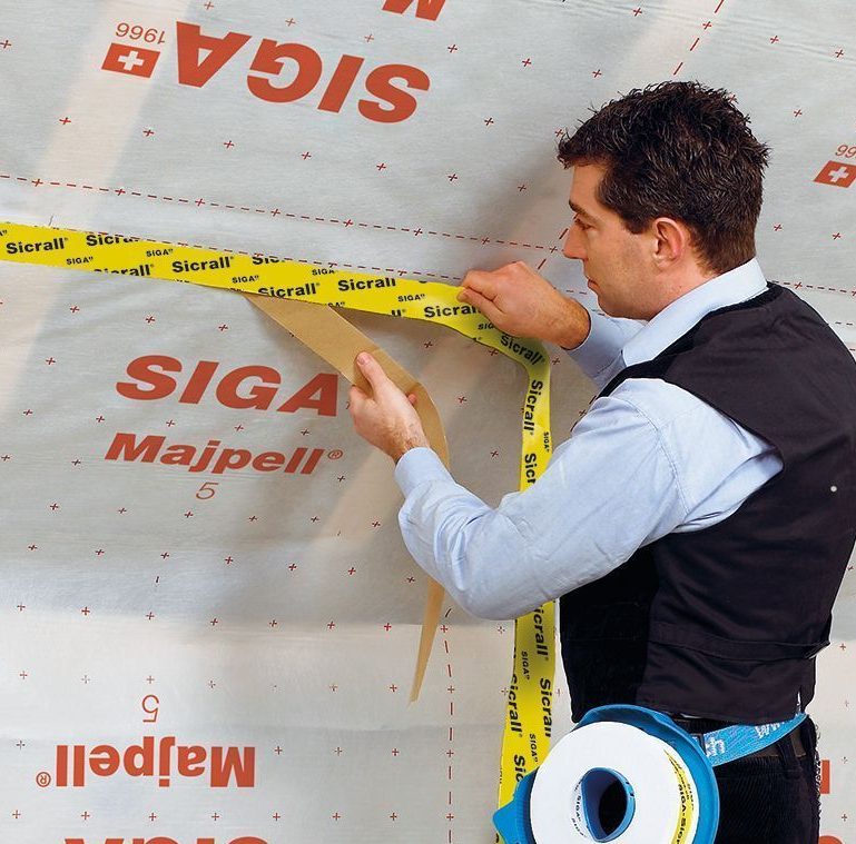 Лента SIGA Sicrall, 40м, 60мм купить в Москве Лента SIGA Sicrall, 40м, 60мм