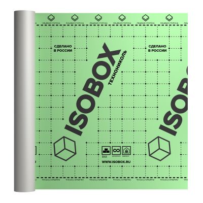 Диффузионная мембрана с клеевой полосой ISOBOX AS+ 1.5х50м 75м2 купить в Санкт-Петербурге Диффузионная мембрана с клеевой полосой ISOBOX AS+ 1.5х50м 75м2
