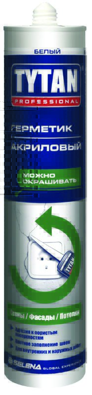 Герметик акриловый Tytan Professional белый 310 мл - Акриловые ...