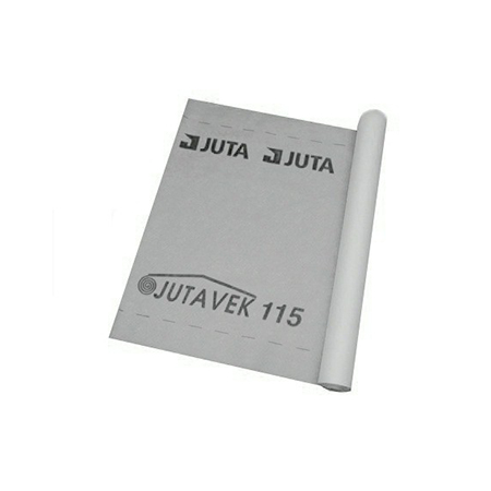 Подкровельная диффузионная мембрана Ютавек 115 серая, 75м2 (Россия), серый
