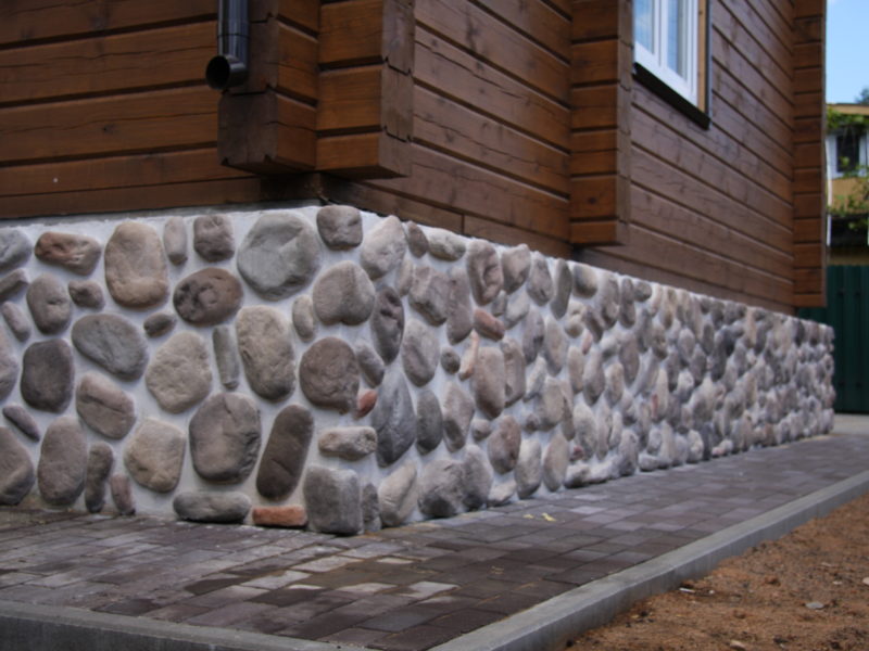 Искусственный камень Лайт Галечник серый 0.7м2 CraftStone