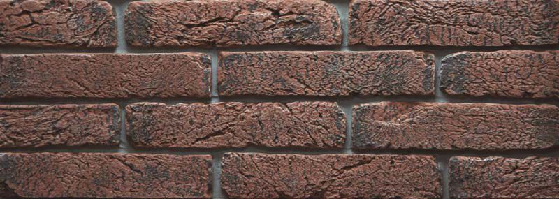 Искусственный камень Старый кирпич 295х65мм коричневый 1.06м2 CraftStone, Искусственный камень Старый кирпич 295х65мм коричневый 1.06м2 CraftStone