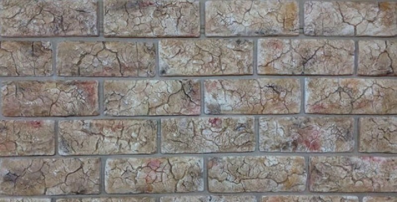 Искусственный облицовочный камень CraftStone Глиняный кирпич, коричневый