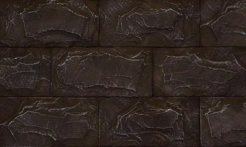 Искусственный облицовочный камень CraftStone Сланец мини, темно-коричневый