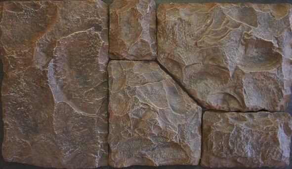 Искусственный камень Утес коричневый 0.5м2 CraftStone, коричневый