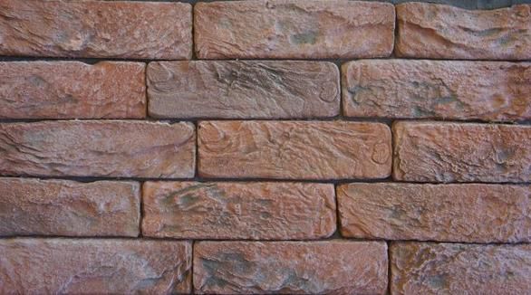 Искусственный облицовочный камень CraftStone Кирпич ручной коричневый, коричневый