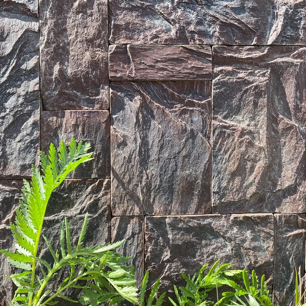 Искусственный облицовочный камень CraftStone Холодная лава, коричневый 07