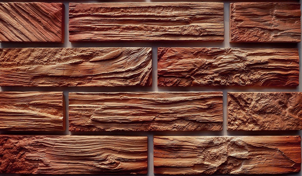 Искусственный камень Окаменевшее дерево 240х60мм коричневый 0.9м2 CraftStone, коричневый