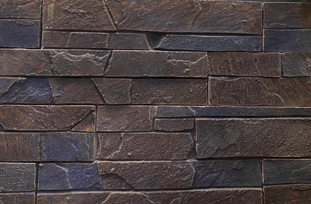 Искусственный облицовочный камень CraftStone Скалистый пласт, коричневый