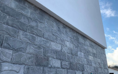 Искусственный камень Сланец мини 195х95мм черный 1м2 CraftStone