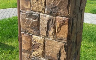 Искусственный камень Сланец мини 195х95мм черный 1м2 CraftStone