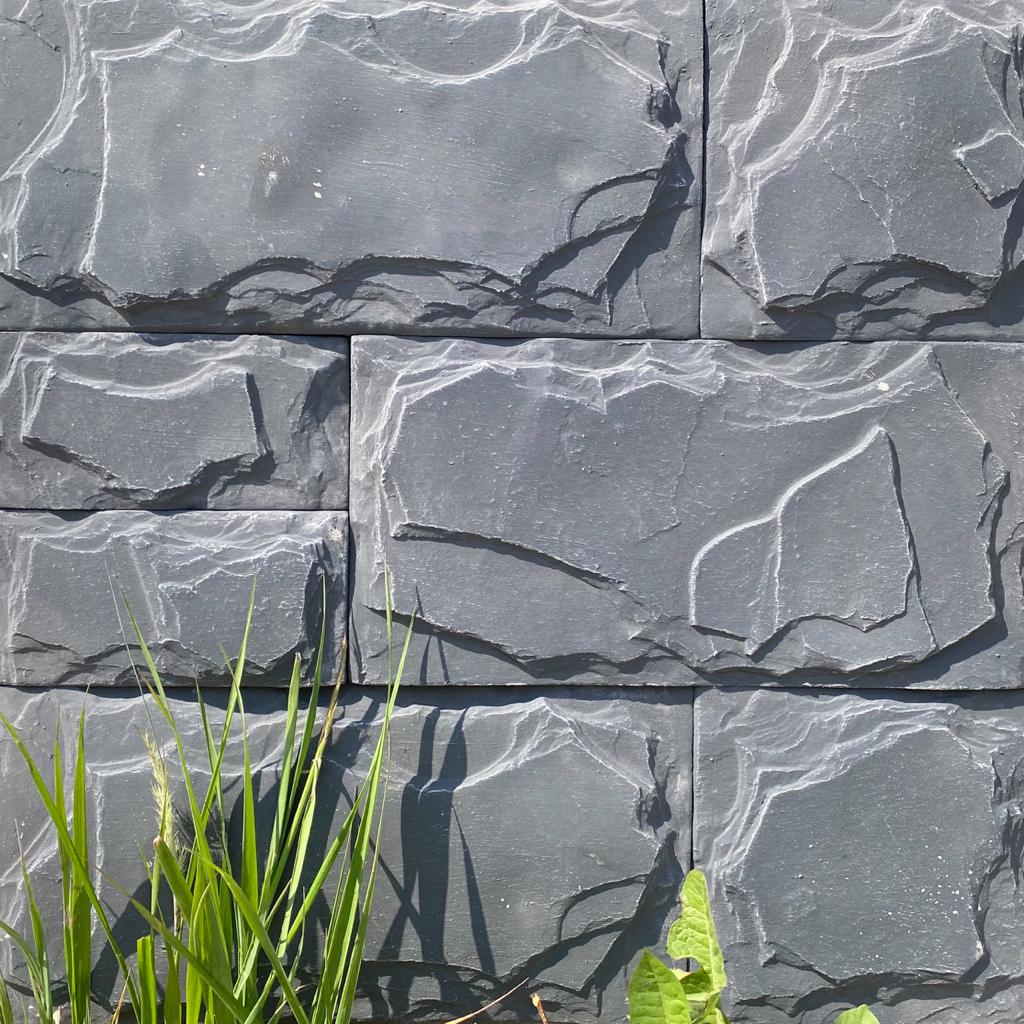 Искусственный камень Сланец 400х200мм серый 0.96м2 CraftStone, серый