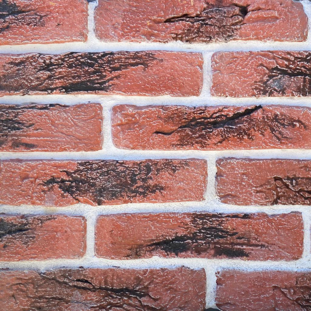 Искусственный камень Старый кирпич 295х65мм красный 1.06м2 CraftStone, Искусственный камень Старый кирпич 295х65мм красный 1.06м2 CraftStone