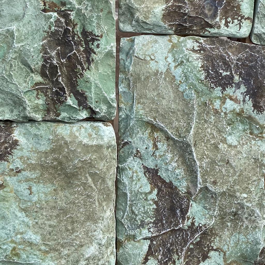 Искусственный облицовочный камень CraftStone Утес, зеленый