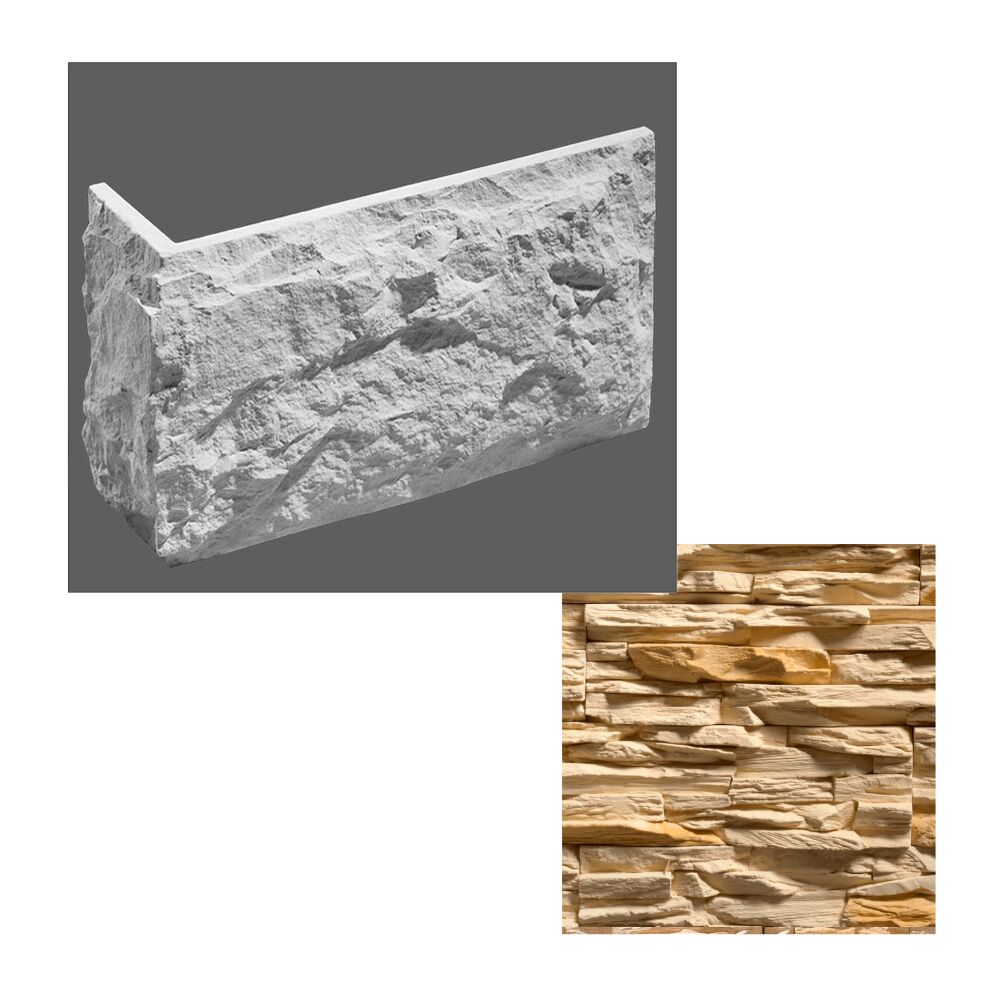 Leonardo Stone Искусственный камень Углы Перуджа 1мп/уп, 050 (бежевый)