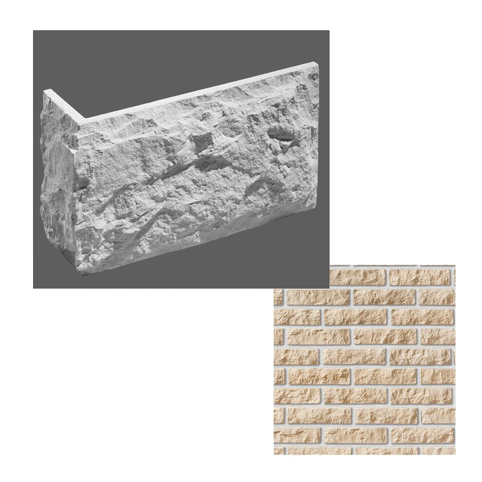 Leonardo Stone Искусственный камень Углы Неаполь 1,3мп/уп, 051 (бежевый)