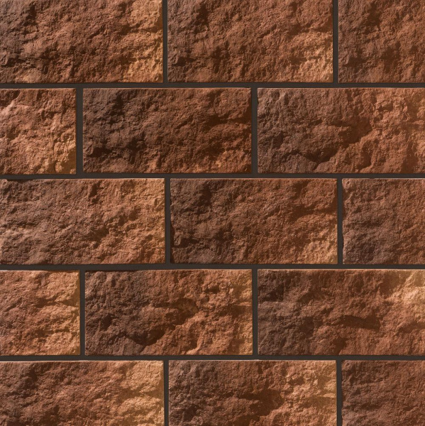 Leonardo Stone Искусственный камень Плоскость Милан 0,68м2/уп, 345 (коричневый)