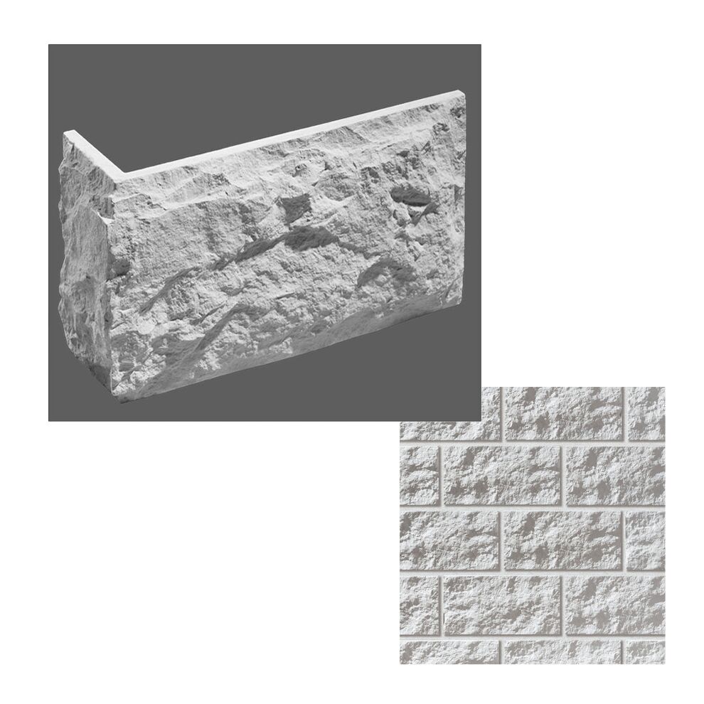 Leonardo Stone Искусственный камень Углы Милан 1,24мп/уп, 100 (белый)
