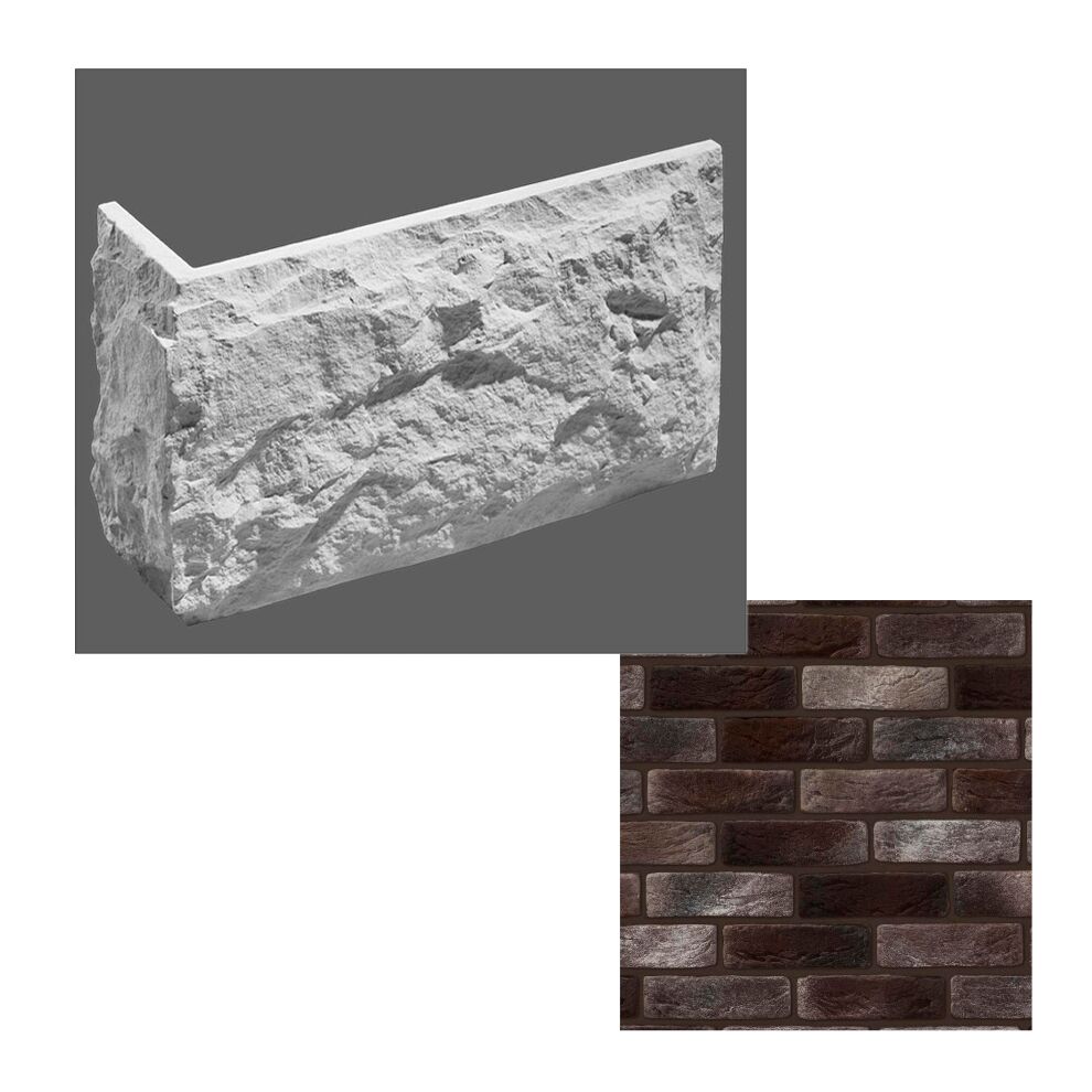Leonardo Stone Искусственный камень Углы Руан 1,85мп/уп, 465 (серый) купить в Санкт-Петербурге Leonardo Stone Искусственный камень Углы Руан 1,85мп/уп, 465 (серый)
