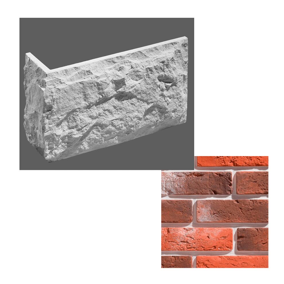 Leonardo Stone Искусственный камень Углы Лион 1,85мп/уп, 480 (кирпичный) купить в Санкт-Петербурге Leonardo Stone Искусственный камень Углы Лион 1,85мп/уп, 480 (кирпичный)