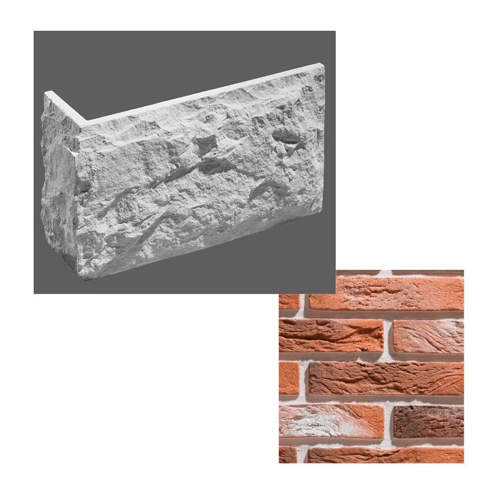 Leonardo Stone Искусственный камень Углы Лондон 1,35мп/уп, 485 (кирпичный) купить в Санкт-Петербурге Leonardo Stone Искусственный камень Углы Лондон 1,35мп/уп, 485 (кирпичный)