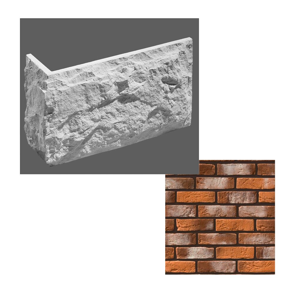 Leonardo Stone Искусственный камень Углы Орли 1,85мп/уп, 485 (кирпичный) купить в Санкт-Петербурге Leonardo Stone Искусственный камень Углы Орли 1,85мп/уп, 485 (кирпичный)