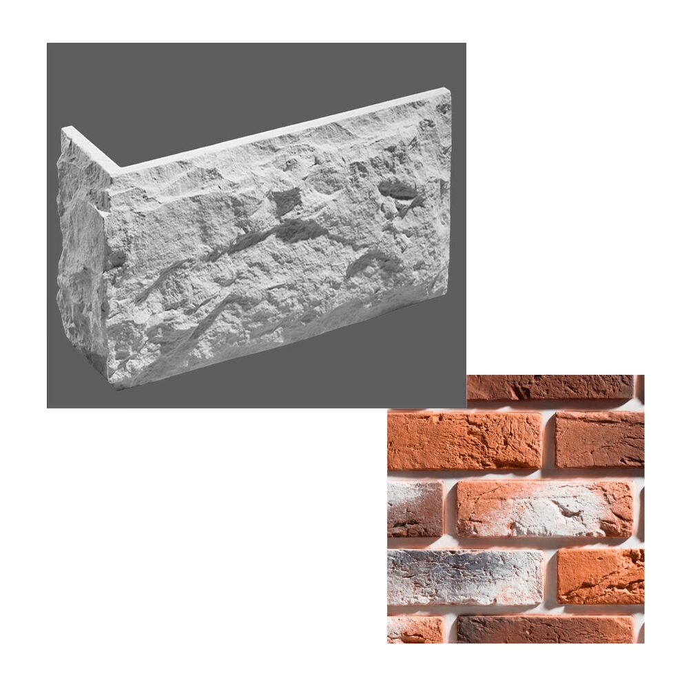 Leonardo Stone Искусственный камень Углы Лион 1,85мп/уп, 485 (кирпичный) купить в Санкт-Петербурге Leonardo Stone Искусственный камень Углы Лион 1,85мп/уп, 485 (кирпичный)