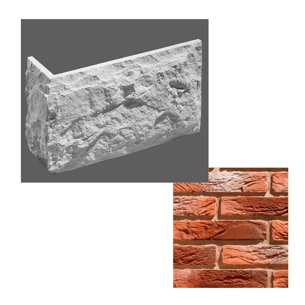 Leonardo Stone Искусственный камень Углы Лондон 1,35мп/уп, 490 (кирпичный) купить в Санкт-Петербурге Leonardo Stone Искусственный камень Углы Лондон 1,35мп/уп, 490 (кирпичный)