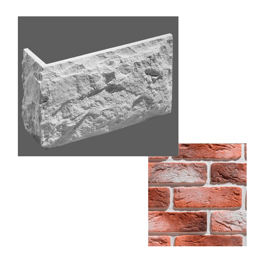 Leonardo Stone Искусственный камень Углы Руан 1,85мп/уп, 490 (кирпичный) купить в Санкт-Петербурге Leonardo Stone Искусственный камень Углы Руан 1,85мп/уп, 490 (кирпичный)