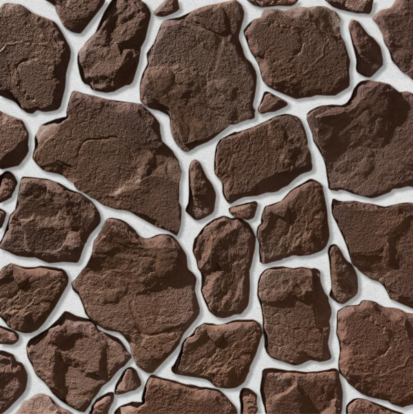 Leonardo Stone Искусственный камень Плоскость Мельбурн цвет709 0,37м2/уп, 709 (коричневый)