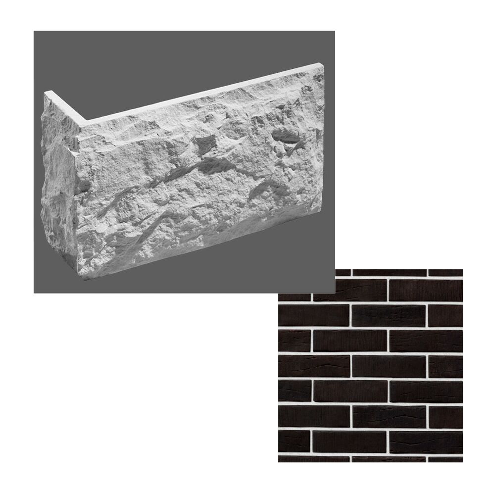 Leonardo Stone Искусственный камень Углы Нью-Йорк 1,51мп/уп, 708 (чёрный) купить в Санкт-Петербурге Leonardo Stone Искусственный камень Углы Нью-Йорк 1,51мп/уп, 708 (чёрный)