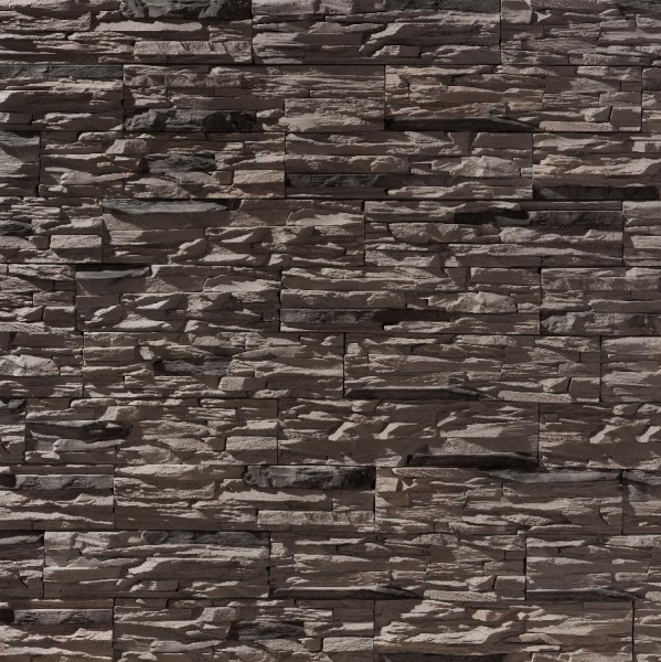 Leonardo Stone Искусственный камень Плоскость Перуджа 0,48м2/уп, 740 (серый)
